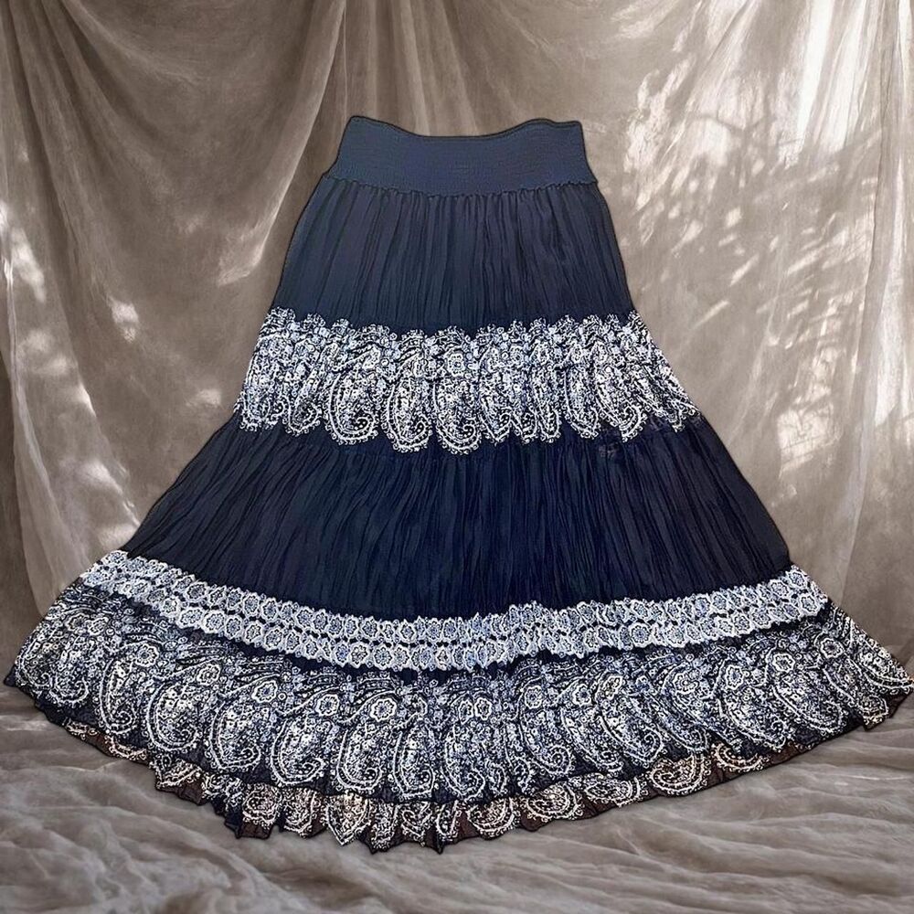 Westport Women's Black and Navy Skirt